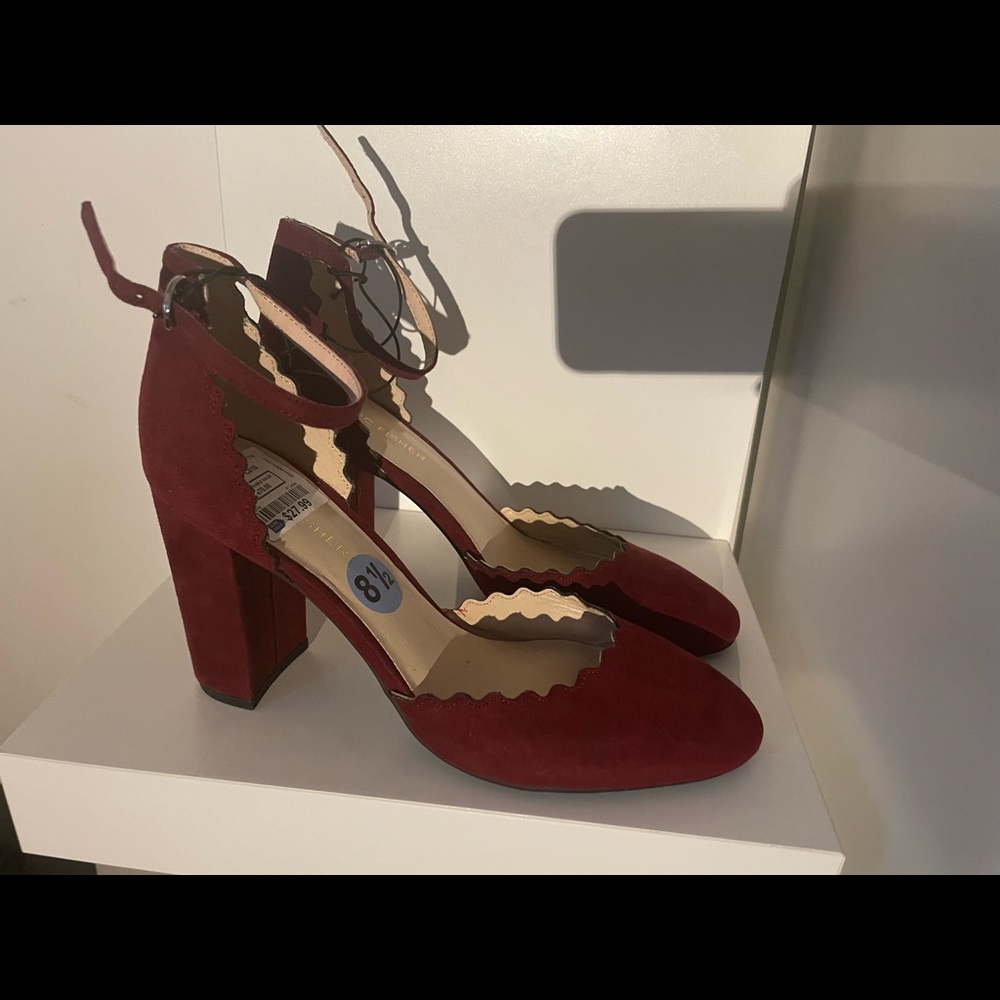 Burgundy heels